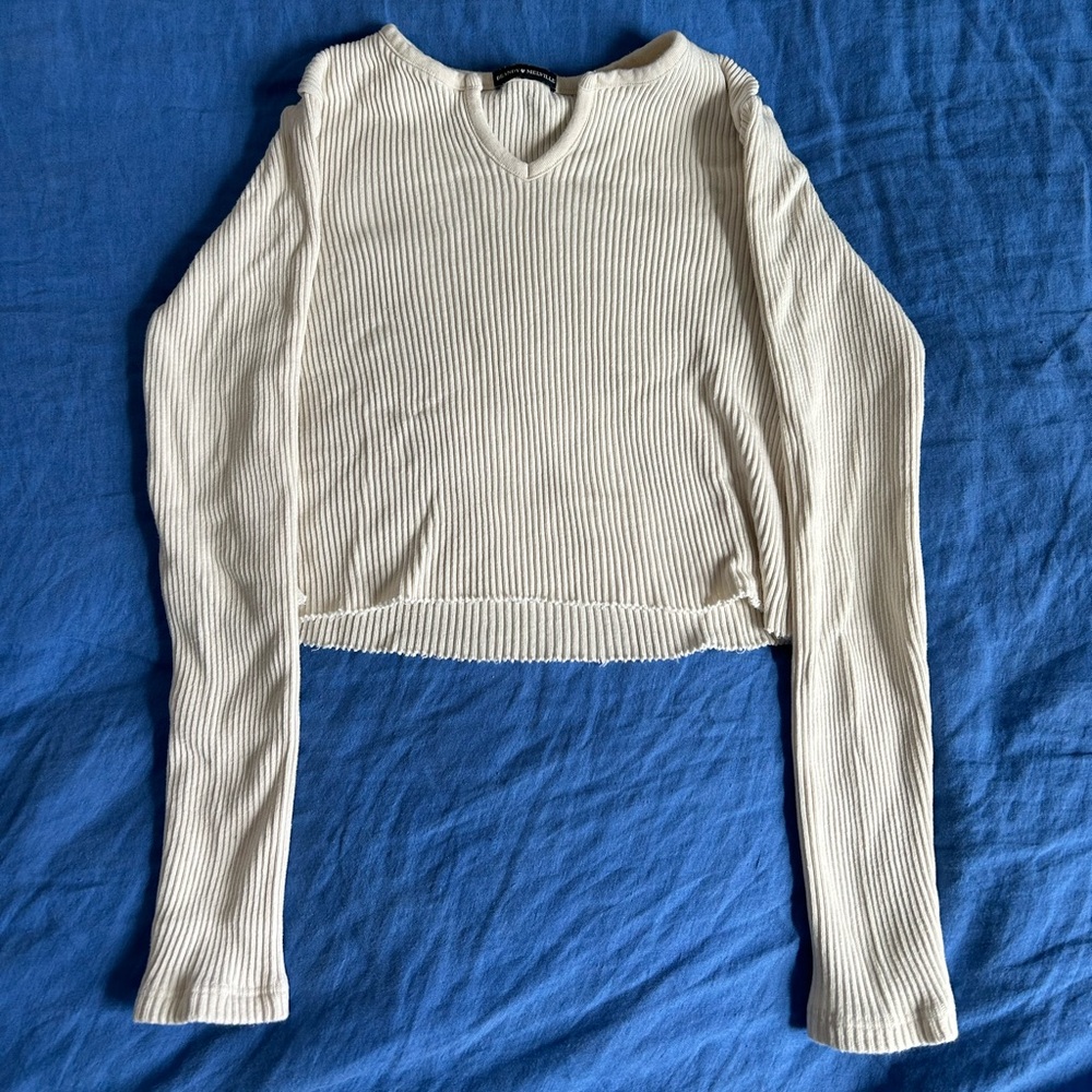 Cropped Brandy Melville Long-Sleeve